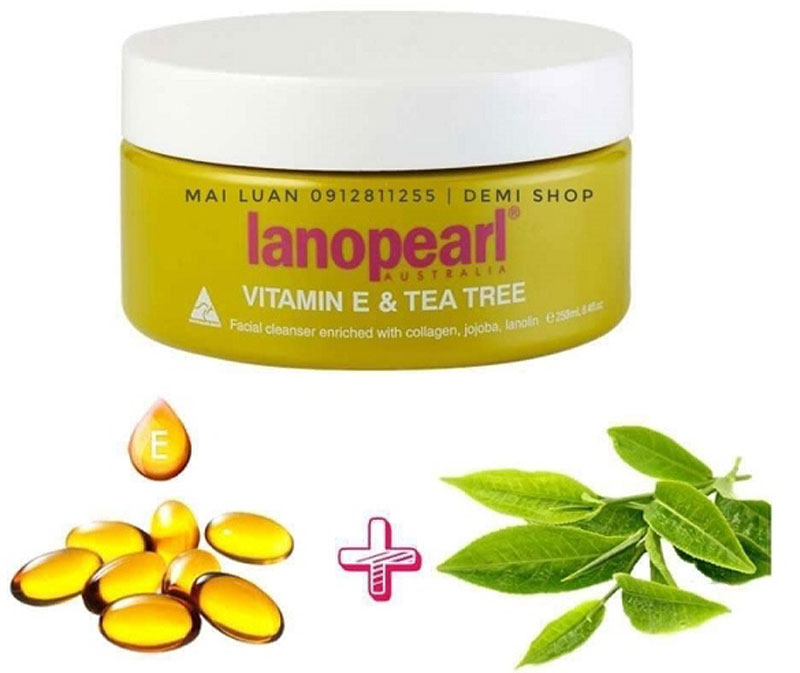 Sữa rửa mặt Lanopearl Vitamin E & Tea Tree