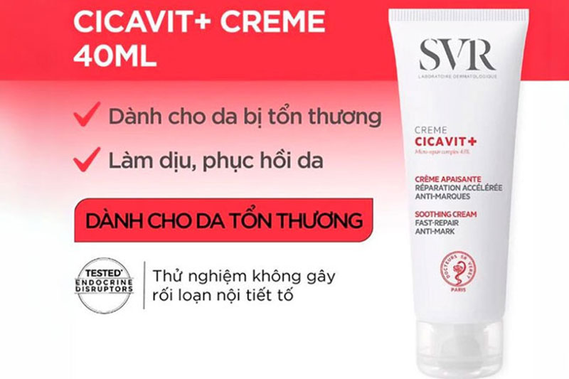 Kem dưỡng SVR Cicavit Creme phục hồi, làm dịu da
